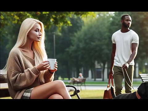 Изменяющая белая женщина встречает чернокожего мужчину в парке Audio Story BBC 13 мин.