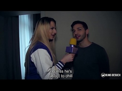 BUMS BESUCH - German blonde pornstar Celina Davis surprise fucks her fanboy