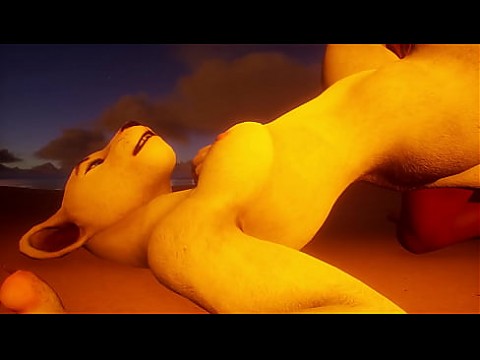 Wildlife sandbox - Island Rendezvous with Sunset Pussy - Anal with big Balls Slapping her Clit 9 мин.