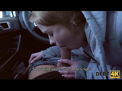 DEBT4k. Young debtor with cute face thinks sex is better than penalty 10 min